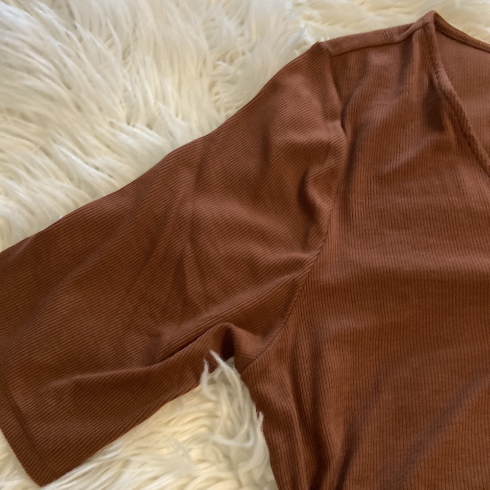 DAILY RITUAL BODY SHAPE DRESS SIZE XL BRAND NEW COLOR BROWN VERY SOFT - Picture 15 of 16